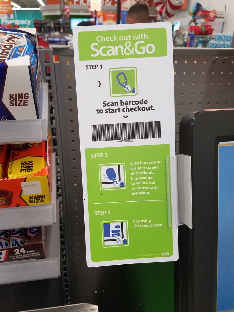 Walmart Scan & Go Eliminate cashiers while decreasing lines and waits